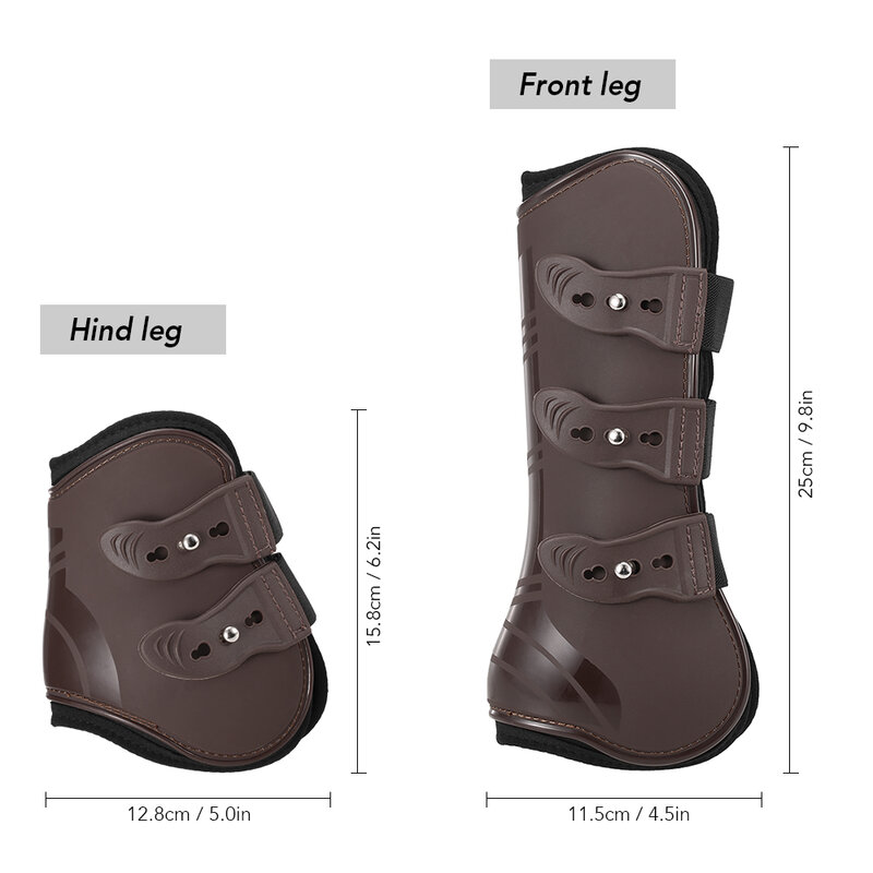 女性用の調節可能なレッグブーツ,前後のレッグプロテクター,調節可能なホース,月の保護,乗馬,腱,馬の保護,2個