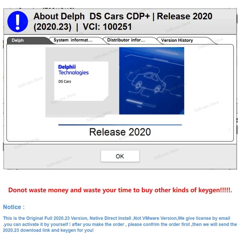 เครื่องมือวินิจฉัยรถยนต์สำหรับ2021.11 + Delphi 2021.10 B พร้อม keygen ติดตั้ง delvd Ds150 CDP