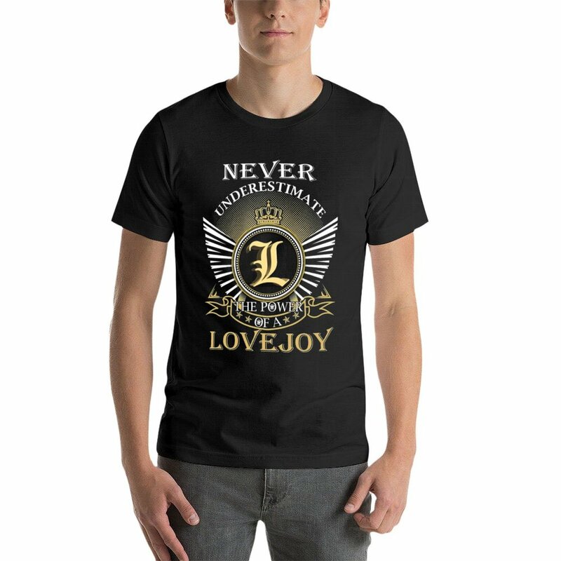Lovejoy-Camiseta Oversized Masculina, Camisetas de Secagem Rápida, Pacote