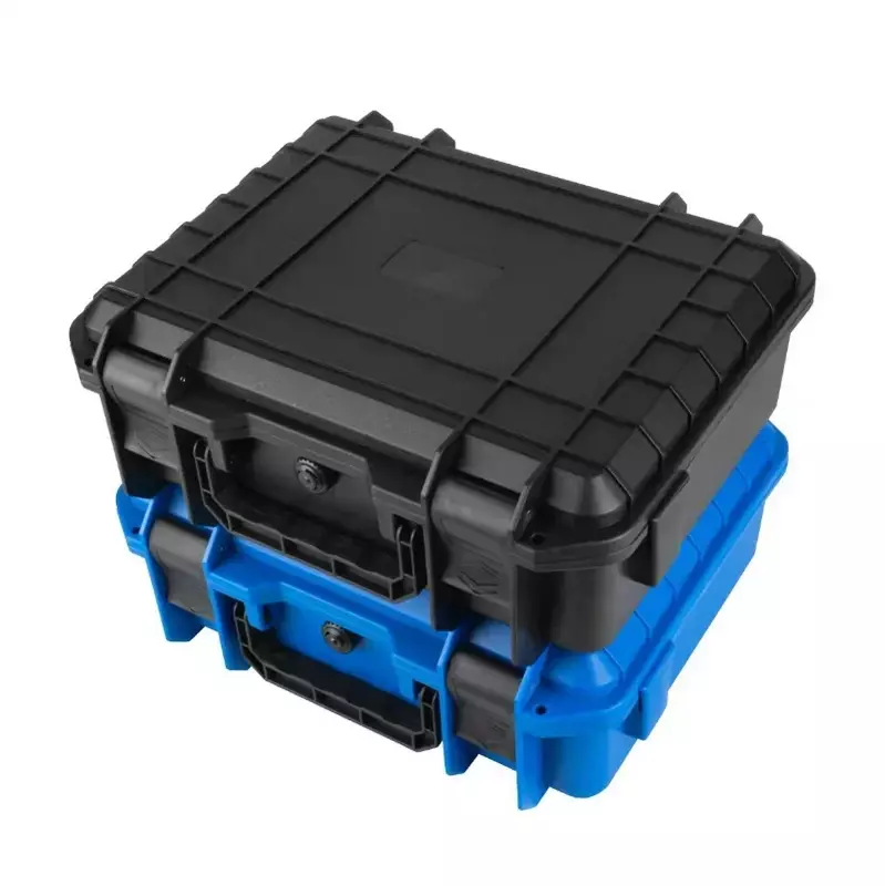 2024 Tool Box ABS Plastic Safety Equipment Instrument Case Portable Dry Tool Box Impact Resistant  with Pre-cut Foam