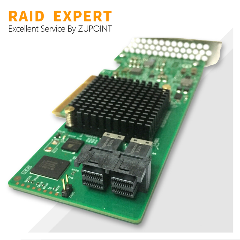 LSI-9300-8i Placa controladora RAID, PCI E 3.0, 12Gbps, modo de TI HBA para ZFS FreeNAS, expansor, 2pcs, SFF-8643 Cabo SATA
