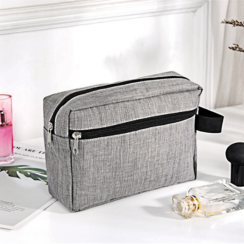 Bolsa de almacenamiento de cosméticos de viaje impermeable para mujer, bolsa de maquillaje de gran capacidad, bolsa portátil multifuncional, contenedor de lápiz labial