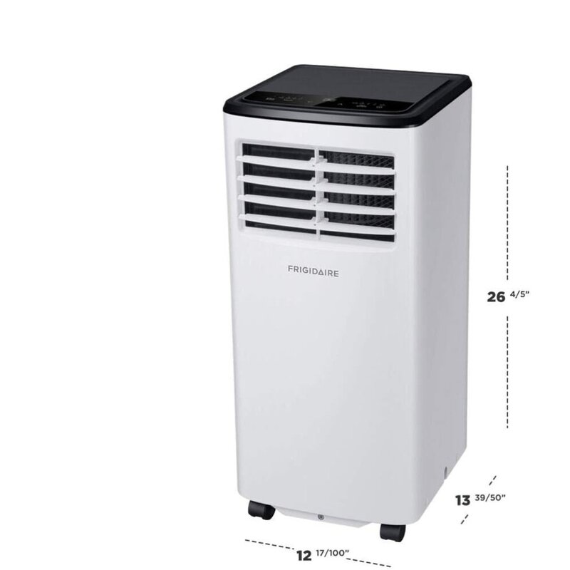 Portable Room Air Conditioner, 5500 BTU (DOE) with a Multi-Speed Fan, Dehumidifier Mode, Easy-to-Clean Washable Filter, in White
