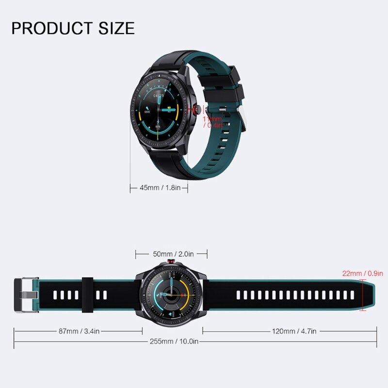 SN88 IP68 Impermeabile per Watch Bracciale Cardiofrequenzimetro Monitoraggio del sonno Smartwatch