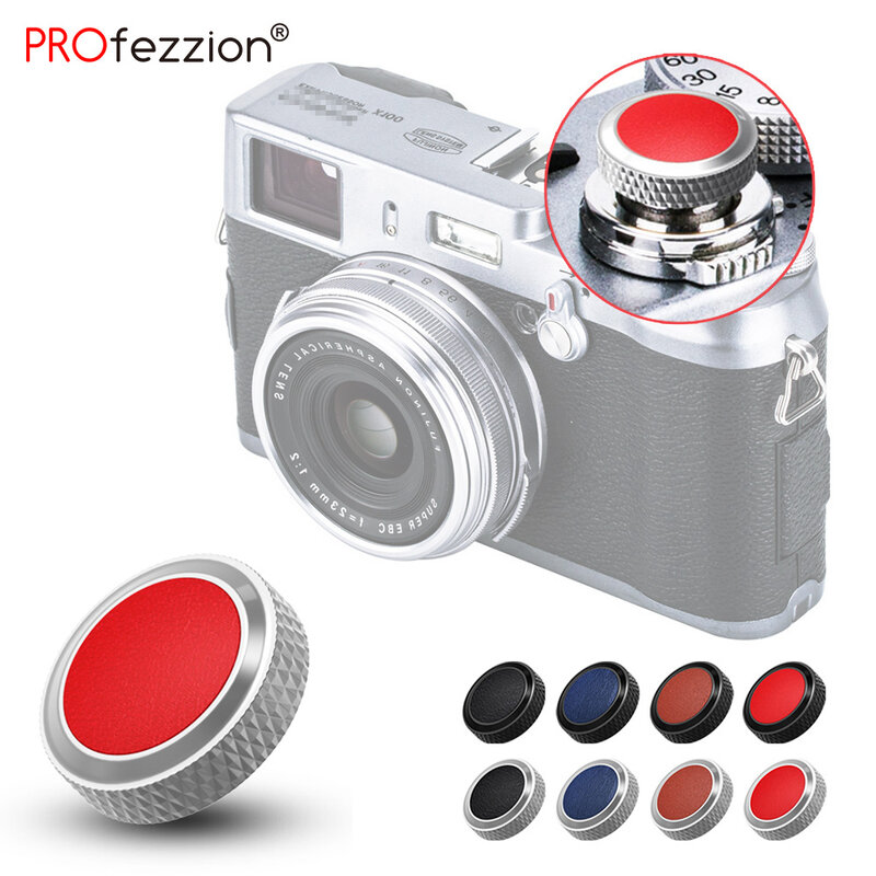 Botón de liberación de obturador suave de Metal duradero para Fuji Fujifilm, XT30, XT20, X100V, X100F, X100, XT2, x3, X20, X-T3, XT3, Sony RX10, RX1, Leica