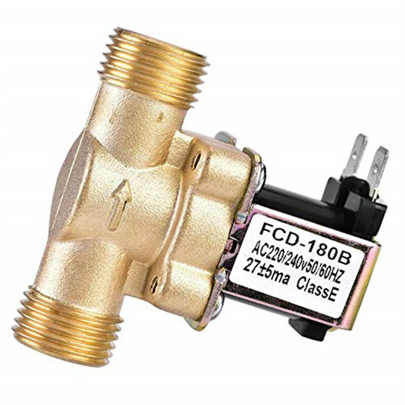 G1/2'' Brass electric solenoid valve N/C 12v 24v 220v G3/4'' Water Air Inlet Flow Switch for solar water heater valve
