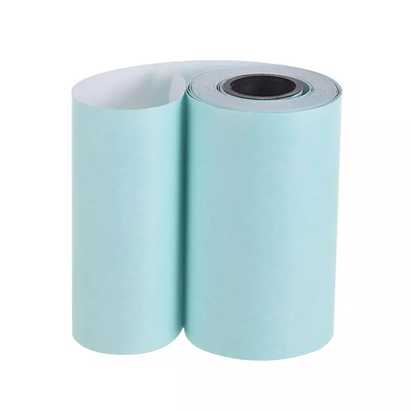 Papier termiczny z samoprzylepną naklejką do druku rolka papieru bezpośredniego 57*30mm(2.17*1, 18in) do PeriPage A6 Pocket PAPERANG P1/P2