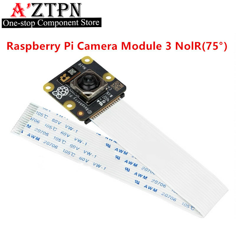 Original Raspberry PI Camera Módulo 3, Wide Angle, HDR Autofocus Camera, WIDE12 milhões