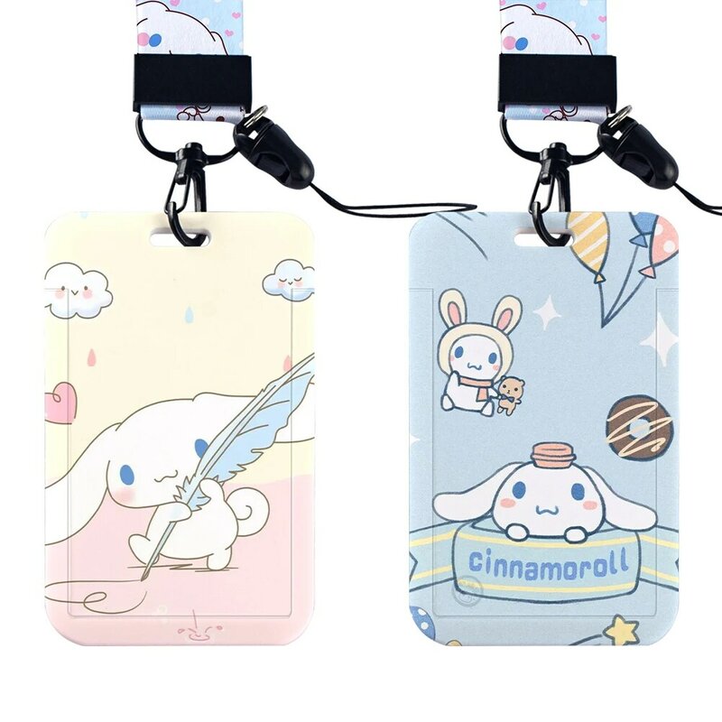 W Sanrio Hello Kitty Kaarthouder Anime Figuren Kuromi Cinnamoroll Mijn Melodie Schattige Bank Id Card Schooltas Decoratie Cadeau