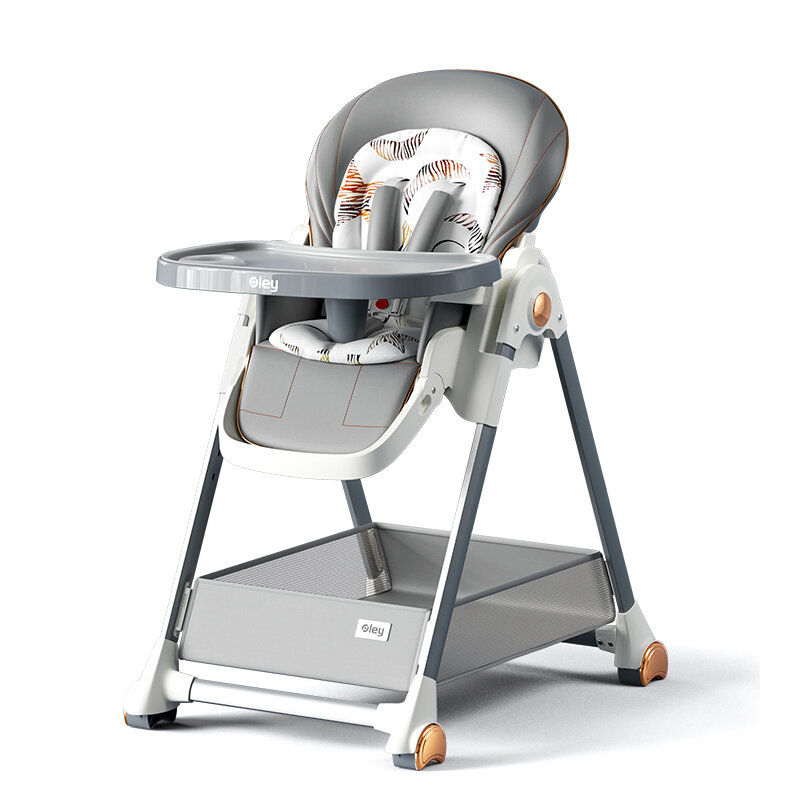 Multifunktion aler faltbarer Baby hochstuhl höhen verstellbarer Fütterung stuhl kann sitzen kann Kleinkinds piel stuhl liegen