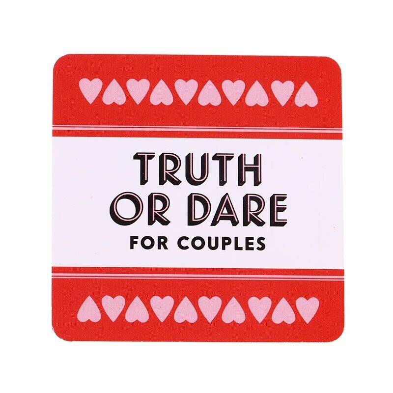 Verità o Dare per le coppie 51 domande e challenge Sexy Date Night Card Game per coppia Naughty Adult Game Drink