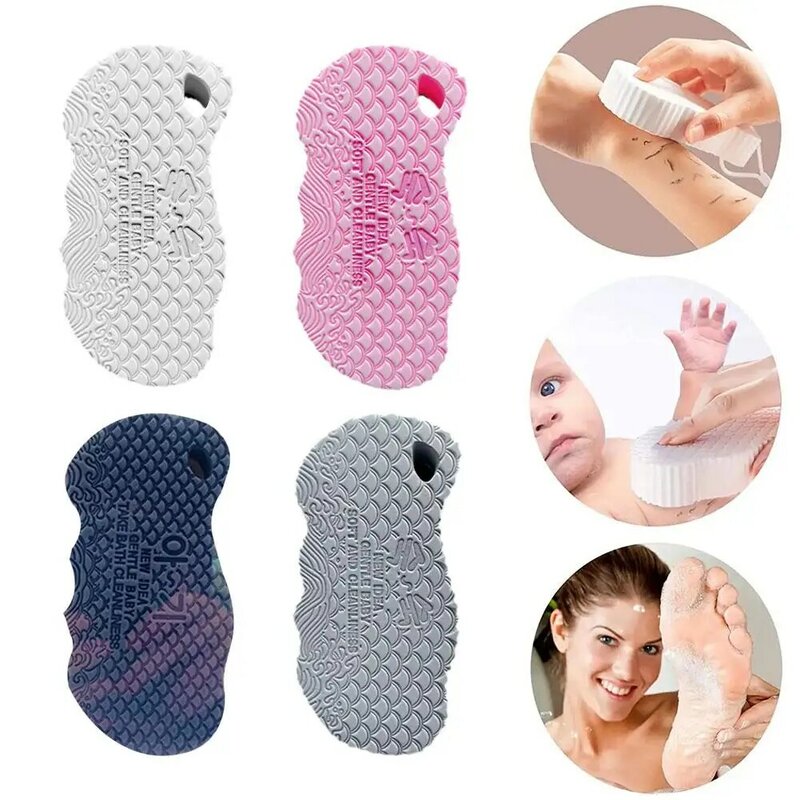 Esponja 3D Exfoliante para baño, esponjas de fregado, esponja suave, depurador corporal para ducha muerta, removedor de cepillo corporal, productos para la piel del baño B4H4
