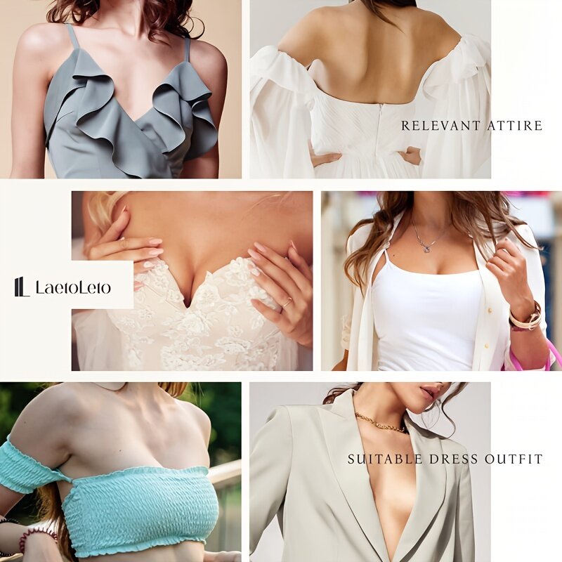 Protège-seins réutilisables en silicone, couvre-seins auto-adhésifs invisibles sans bretelles, accessoires de lingerie et de sous-vêtements pour femmes