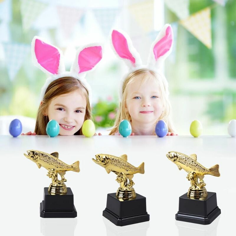 Children's Plastic Fish Trophy Award, Artesanato Lembranças, Desporto Competição, Escola Recompensando Abastecimento, Vencedor, Prêmio Troféu, Modelo Toy