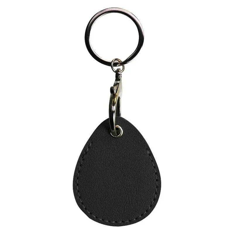 Pu Leder Keychain Schutz Abdeckung Wasser Drop Karte Abdeckung mit Keychain Leder Schlüsselanhänger