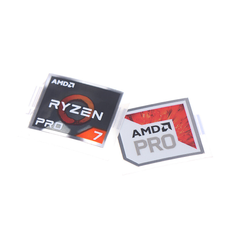 AMD 프로세서 시리즈 라벨 스티커, A9 PRO E2 Ryzen 3 5 7 로고 DIY 장식, 5PCs