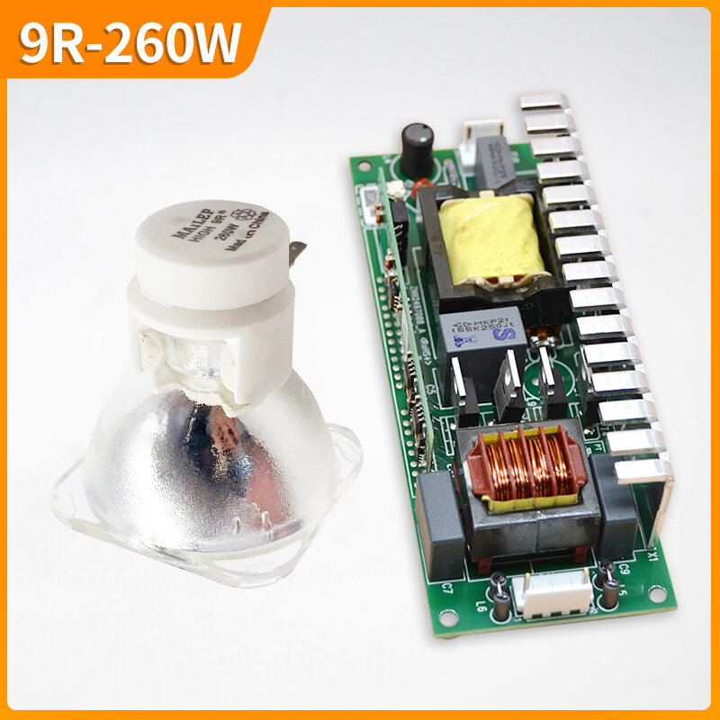 Mailepビーム電球、260wバラスト電源に適していますr9 msdプラチナステージライト、高品質、9r 260w