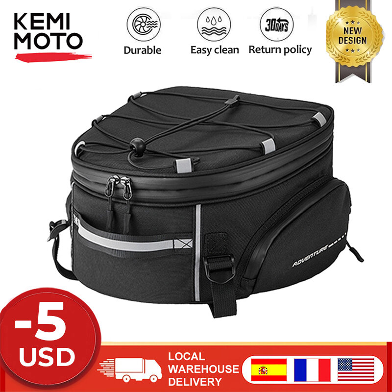 KEMIMOTO – Porte-bagages arrière de moto BMW, porte-bagage d'aventures sur motocycles, accessoires, sacoche, R1250GS, R1200GS, F850GS, F750GS, R 1200GS LC ADV