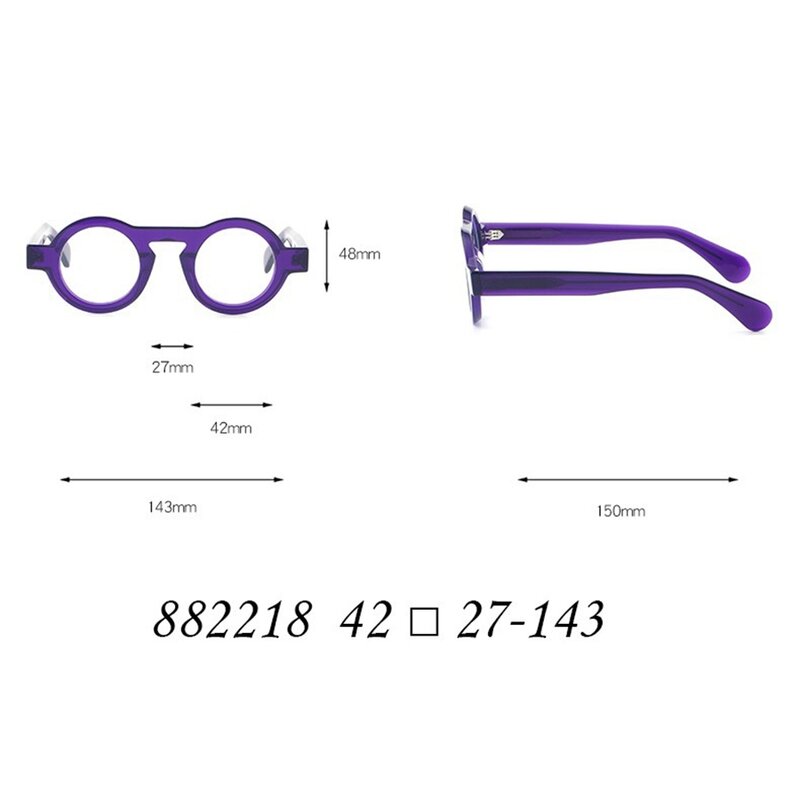 Montatura per occhiali da uomo donna occhiali stile Anti-luce blu lenti trasparenti Designer di marca occhiali da vista Vintage con montatura in acetato femminile