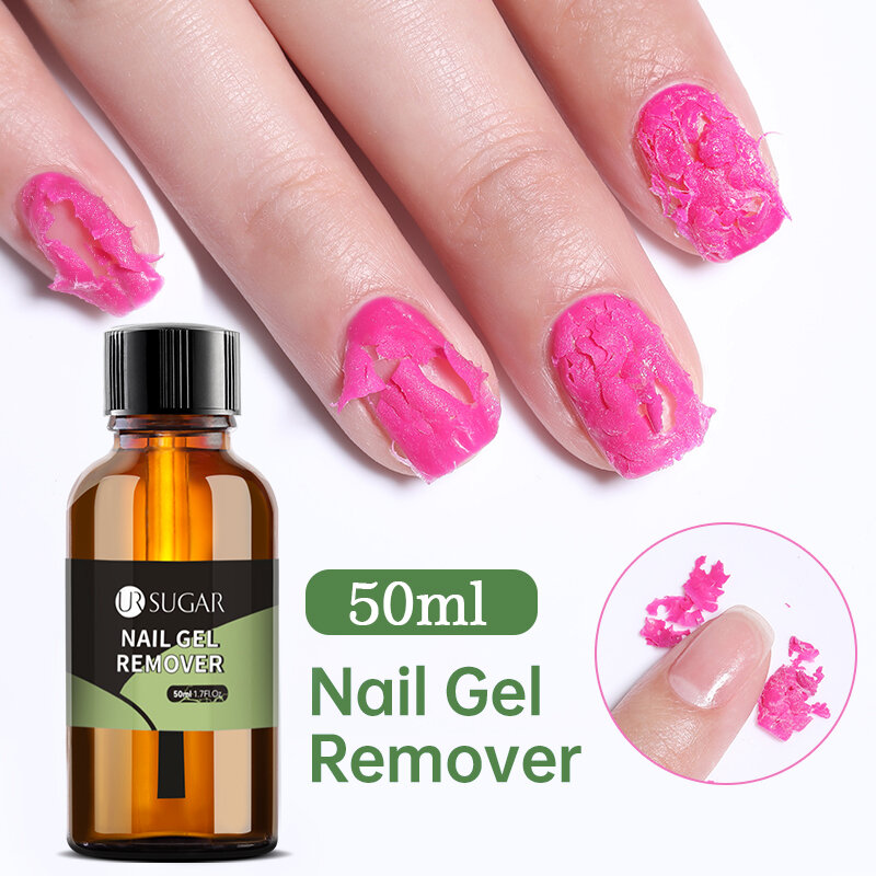 UR SUGAR 50ml Fast Remover Magic Effect Nall Gel Professional Hybrid Brust Removal Cleaner Nail Art Tool Functional Manicure Gel
