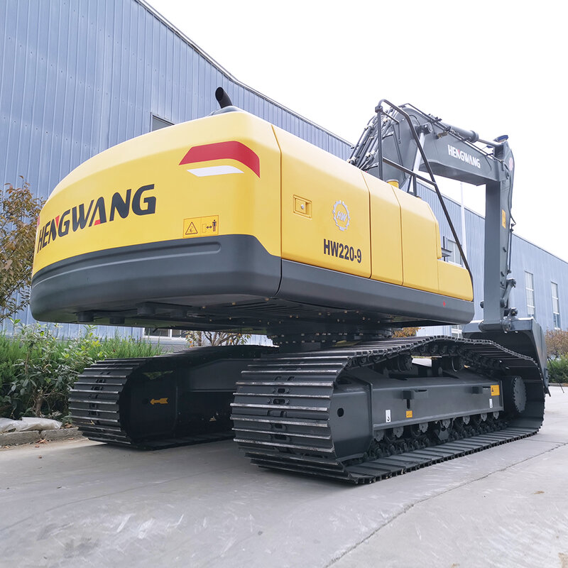 Hengwang HW220 costruzione escavatore movimento terra macchina cinese grande escavatore cingolato idraulico 20T 23T con prezzo economico