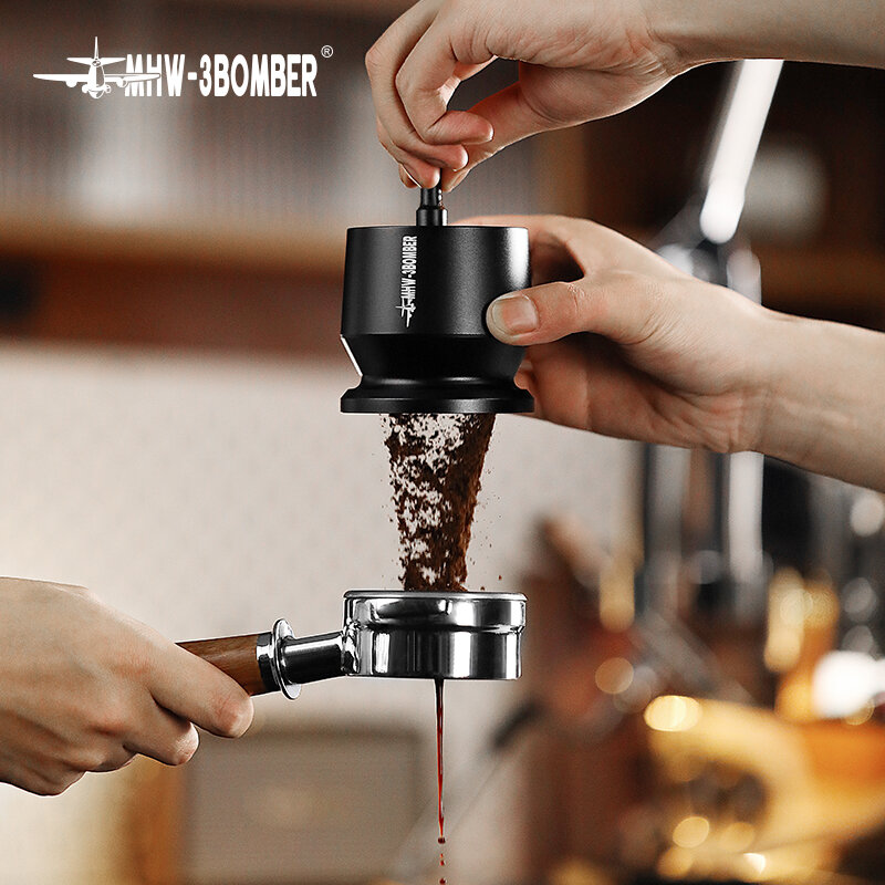 MHW-3BOMBER Shaker Lejek dozujący espresso z mieszadłem Kubek dozujący kawę ze stopu aluminium Pasuje do 58mm Portafilter Narzędzie baristy