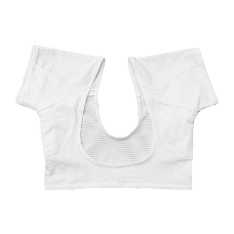 Sweat-shirt blanc pour femme, sous les bras, sweat-shirt de fitness