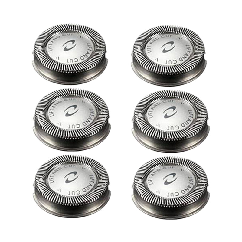 6Pcs Shaver Head Replacement Shaver Blade for Philips HQ3 HQ32 HQ36 HQ40 HQ300 Razor Blade for Men