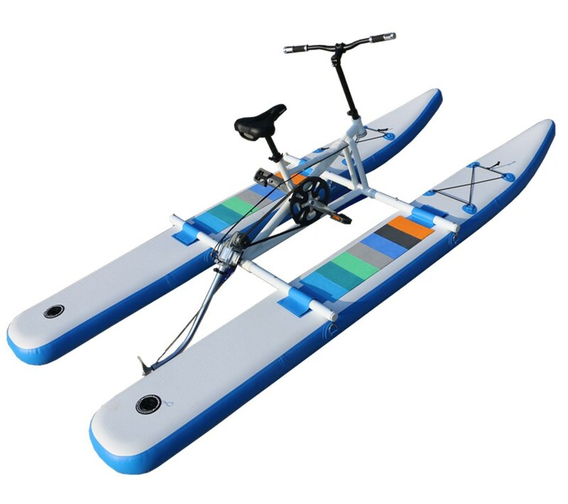 PVC inflável única água bicicleta pedal barco para adultos, barcos a remo baratos, bicicleta para venda