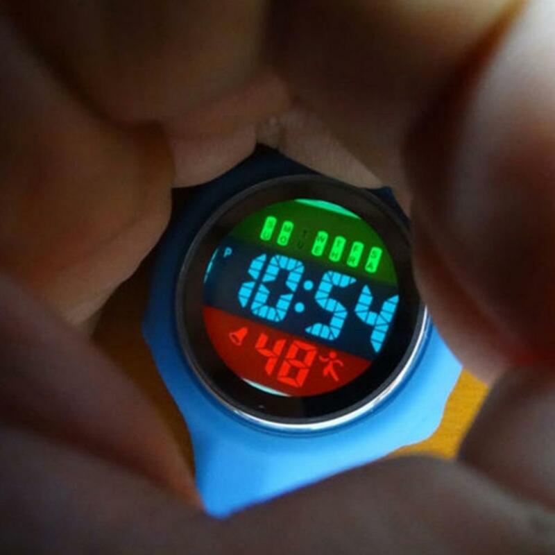 Jam tangan Suster silikon modis jam tangan Fob tunik layar Digital penjepit telepon pada bros perawat Fob Pin saku jam tangan listrik
