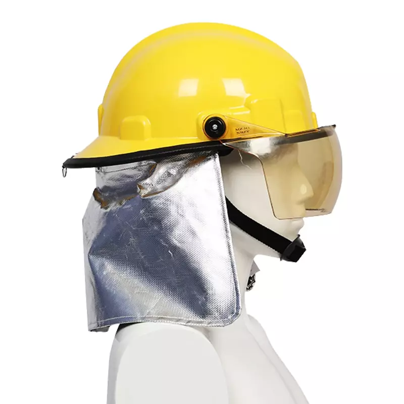ABS Fire 최신 디자인 CE 한국 스타일 안전 헬멧, 소방관용 케이프 마스크, 긴급 구조 보호 헬멧