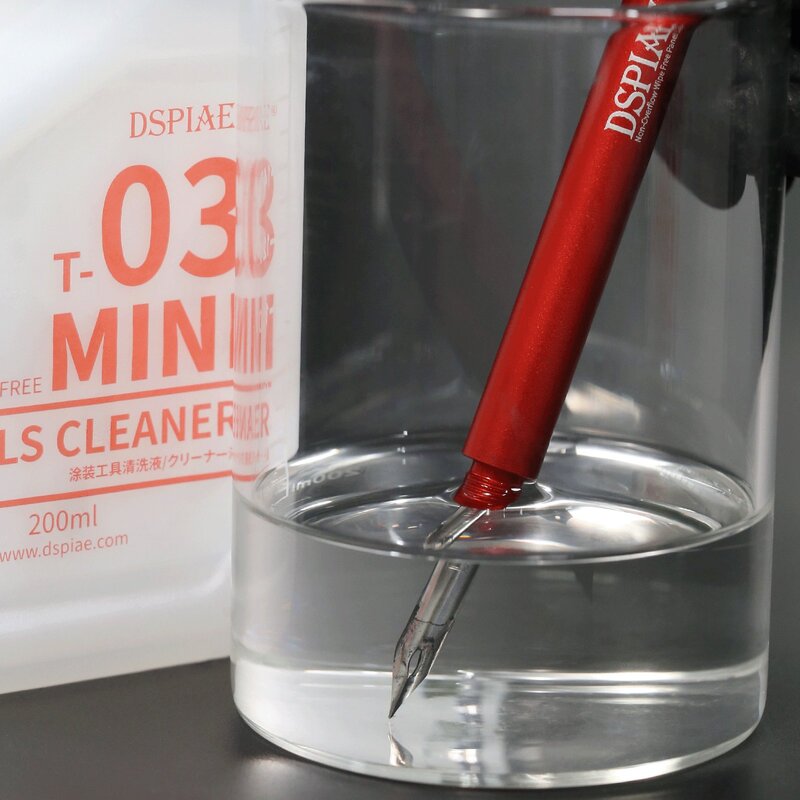 Ручка для проникающей линии DSPIAE, обновленная версия, нескользящая металлическая ручка, инструмент для окрашивания, красная алюминиевая ручка