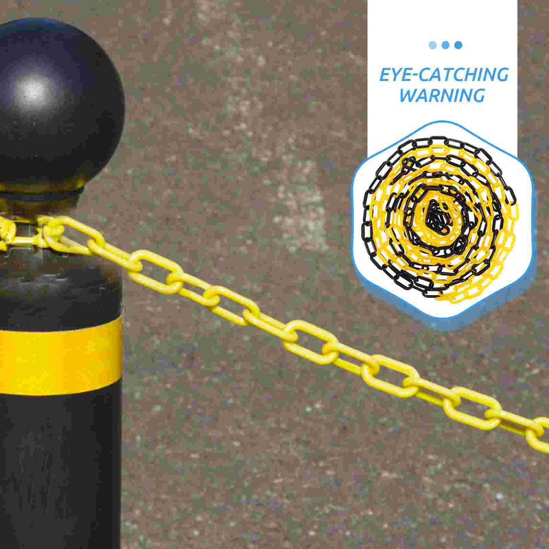 Protective Chain Plastic Parking Lot Barrier Security Link Fence Safety Crowd Control