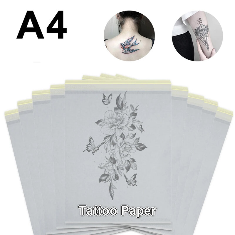 Papel De Transferência De Tatuagem De Carbono, 4 Camadas, Copiadora Térmica, DIY, Papel De Transferência A4