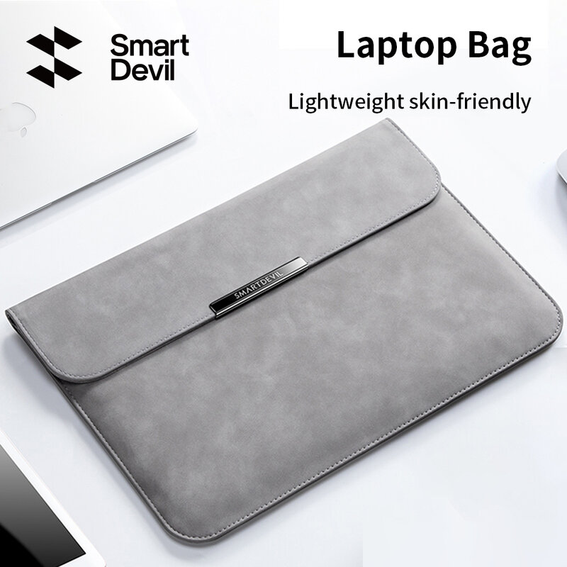 SmartDeviL-bolsa para ordenador portátil 9 en 11, 12 y 16 pulgadas, para MacBook Air Pro Matebook, paquete de ordenador con vesícula biliar interna de 13 y 14 pulgadas para iPad
