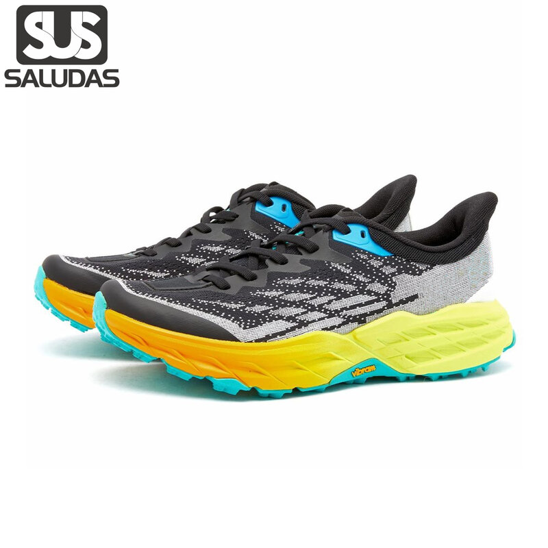 SALUDAS-Speedgoat 5 Trail Running pour Homme et Femme, Chaussures de Randonnée en Montagne en Plein Air, Baskets de Marathon Tout Terrain Non ALD