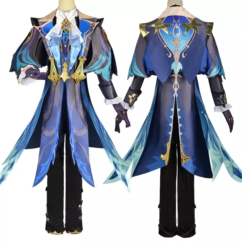 Game Genshin Impact Neuvillette Cosplay Genshin Impact Costume Fashion Uniforms Halloween Carnival Party Role Playing Costume