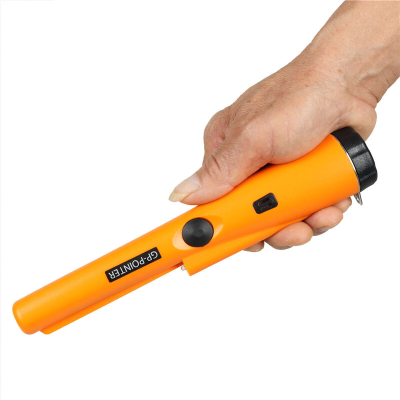 Handheld Metal Detector Portable 360 Positioning Rod Detector IP68 Waterproof Pinpoint Sound Vibrate Alarm With Free Gift