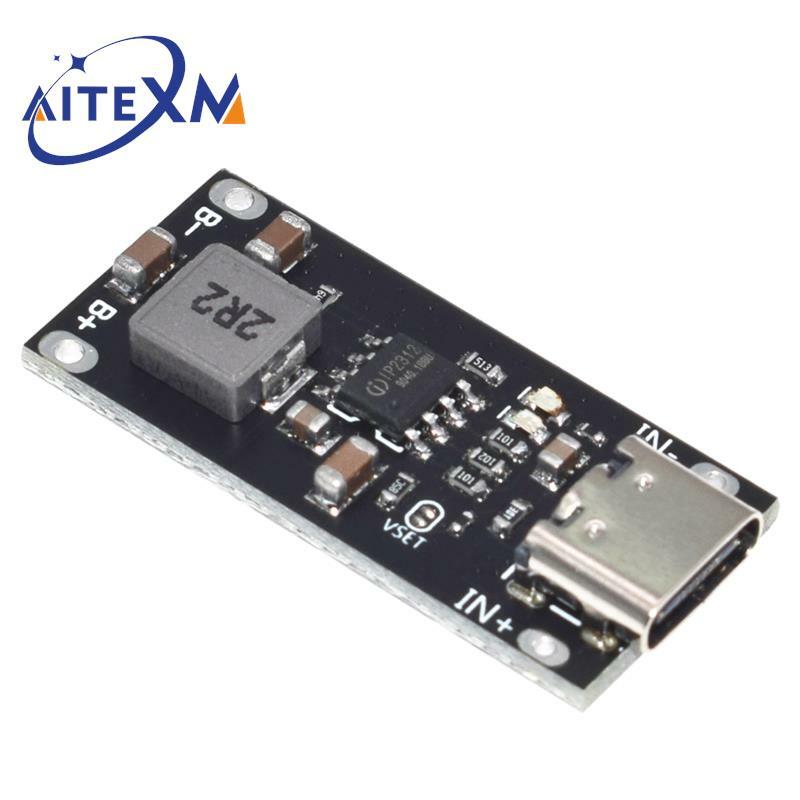 Type-C USB Input High Current 3A Polymer Ternary Lithium Battery Quick Fast Charging Board IP2312 CC/CV Mode 5V To 4.2V
