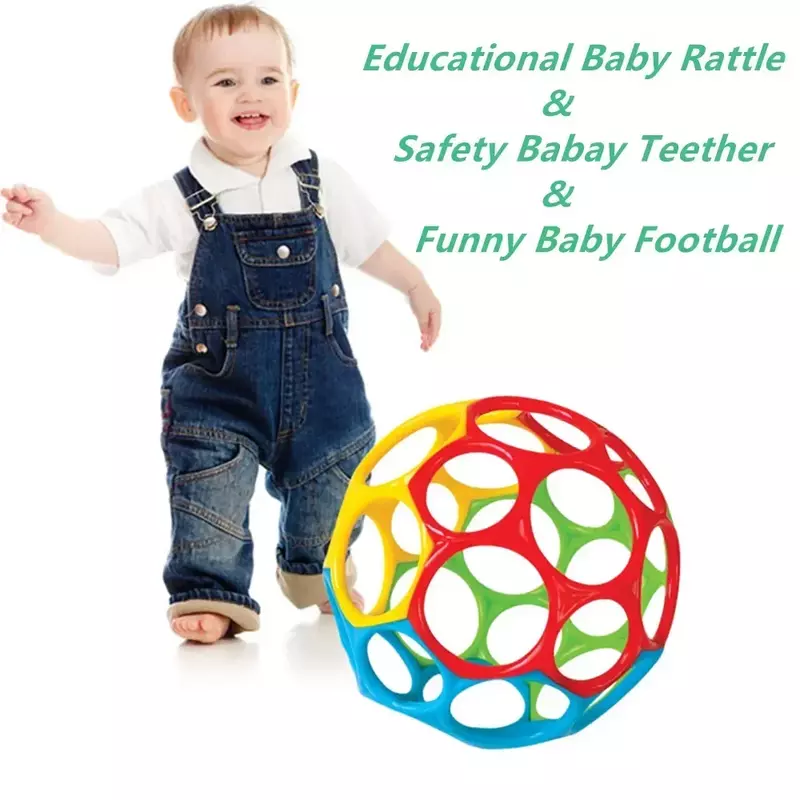 Babyspeelgoedbal Rammelt Zacht Balspeelgoed Pasgeboren Bijtringen Handbel Sensorisch Speelgoed Kinderen Educatief Speelgoed Voor 0-12 Maanden Baby