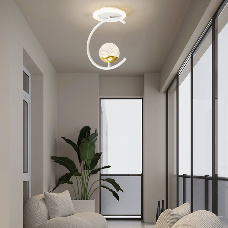 Современная потолочная лампа, светодиодный светильник для коридора, люстра для гостиной, столовой, кухни, спальни, потолочные светильники