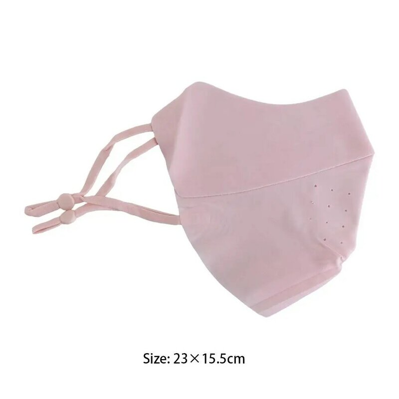Summer Ice Silk Anti-dust Breathable Running Sports Mask Face Mask Face Cover Sunscreen Mask Ice Silk Face Protection
