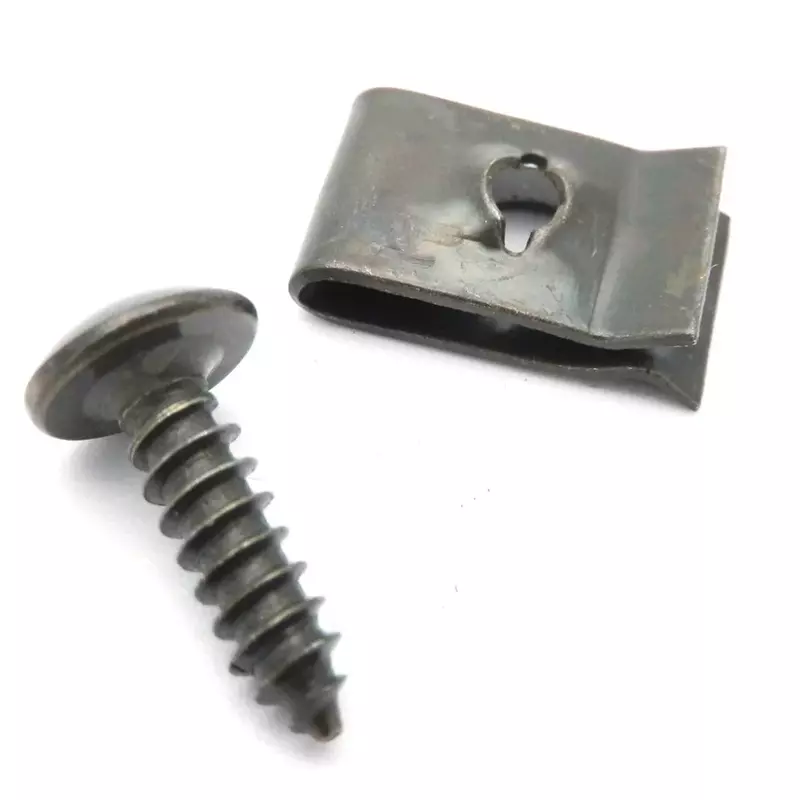 Motorcycle Car Scooter ATV Moped Ebike Plastic Cover Metal Retainer Self-tapping Screw and Clips M4 M5 4.2mm 4.8mm
