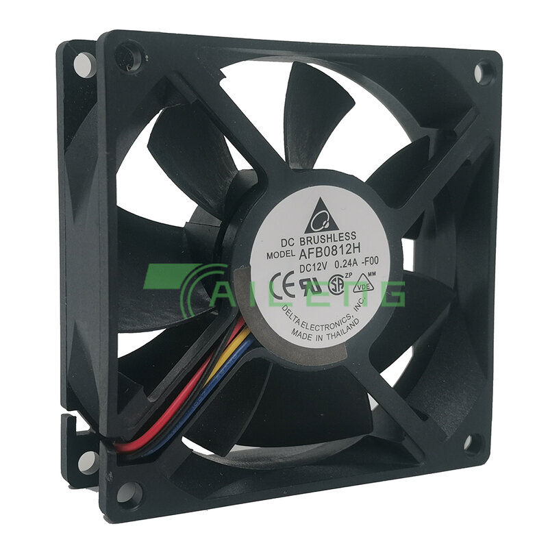 for Delta AFB0812H 8cm 80mm 8025 12V 0.24A 2wire double ball bearing cooling fan pwm 80*80*25mm