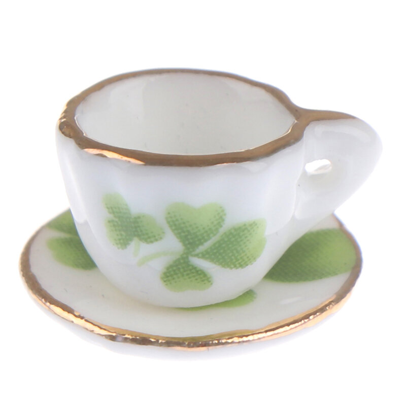 15 teile/satz 1:12 Puppenhaus Miniatur geschirr Porzellan Keramik Tee tassen Set Spielzeug