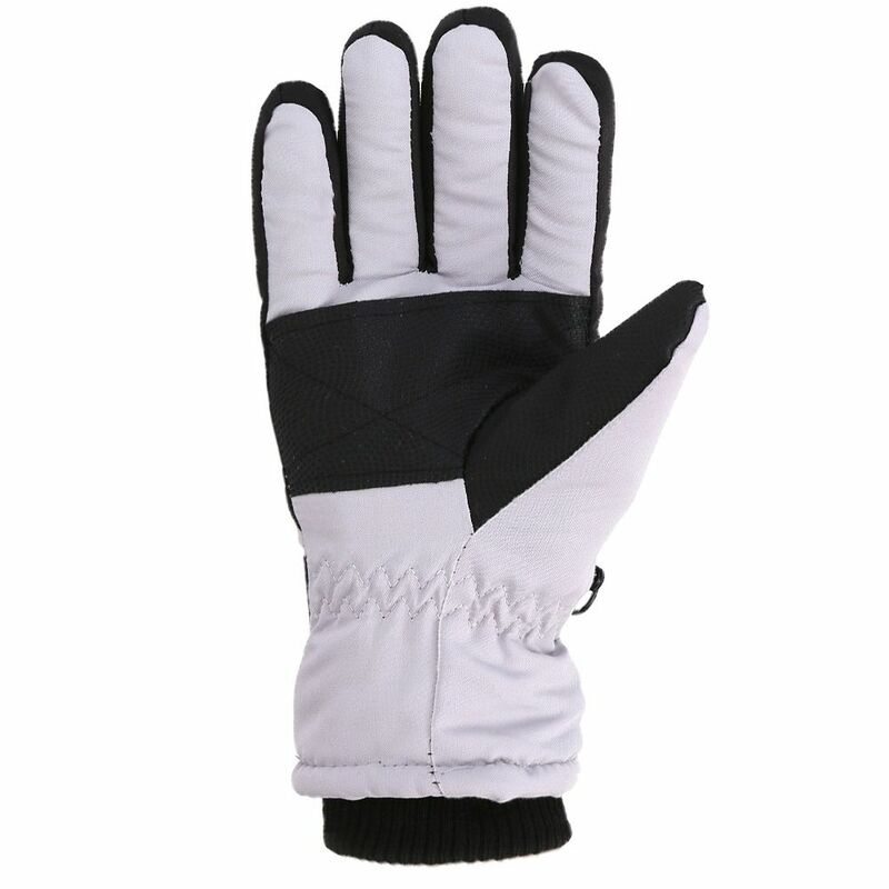 Плотные лыжные перчатки с пальцами, модные ветрозащитные Нескользящие велосипедные перчатки, зимние теплые спортивные перчатки унисекс