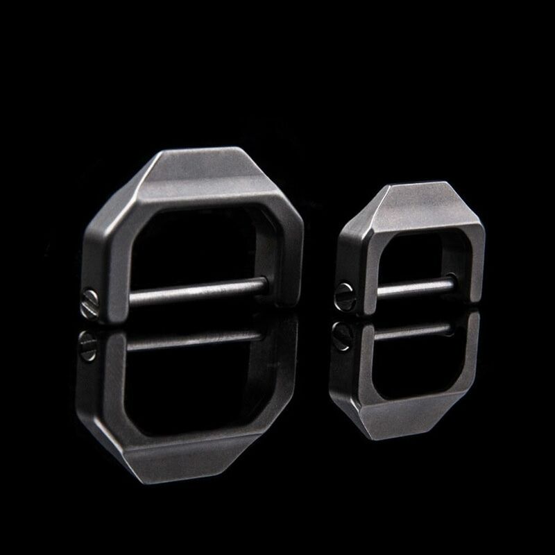 D Shape Buckles 2 Sizes High Quality Titanium Alloy Horseshoe Buckles Bracelet Buckle Outdoor Accessories