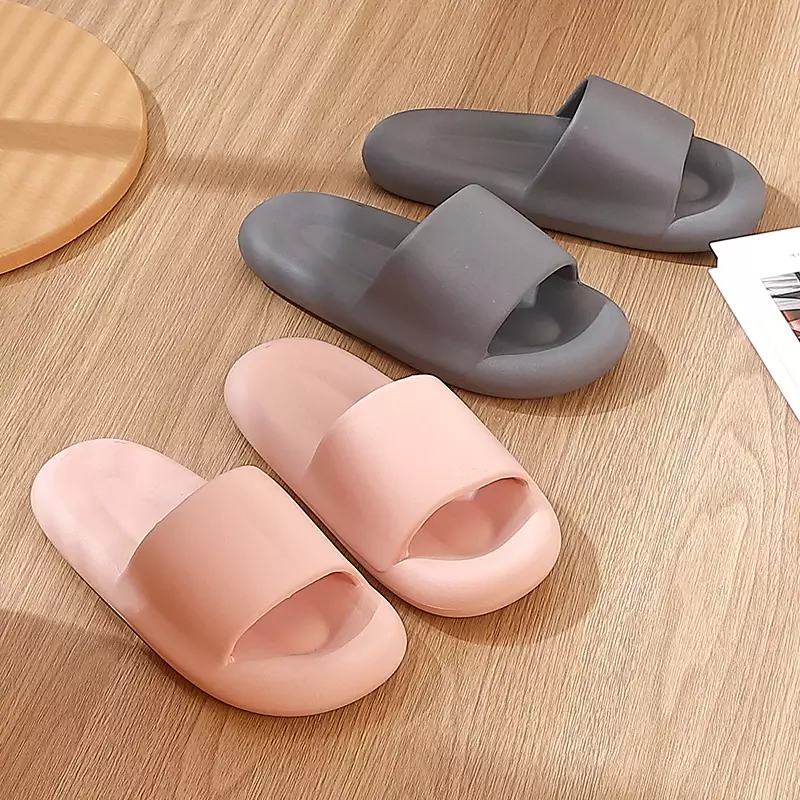 Новые мягкие тапочки из ЭВА в форме облака для дома и улицы, сандалии для мужчин, шлепанцы, женская обувь на толстой подошве для спальни
