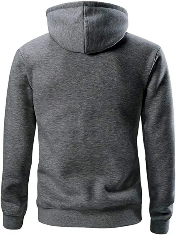 Men's Hooded Sweatshirt Men Soft Oversized Hoodie Light Plate Long Sleeve Solid Male Hoodies Solid Color Sportswear Streetwear
