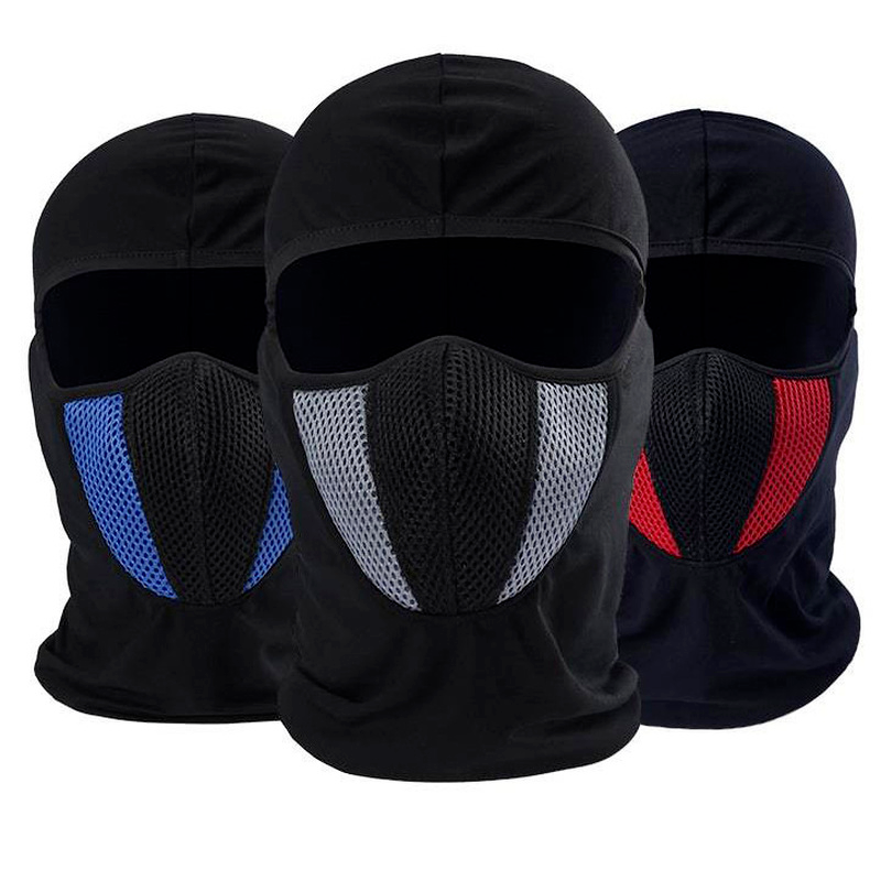 Breathable Full Face Mask Motorcycle Balaclava for Men Women Cycling Sports Dustproof Windproof Scarf Headgear